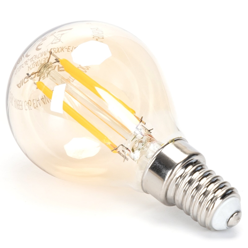 Lâmpada LED com regulação FILAMENT G45 E14/4W/230V 2200K - Aigostar