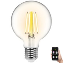 Lâmpada LED com regulação FILAMENT G80 E27/6W/230V 2700-6500K Wi-Fi - Aigostar