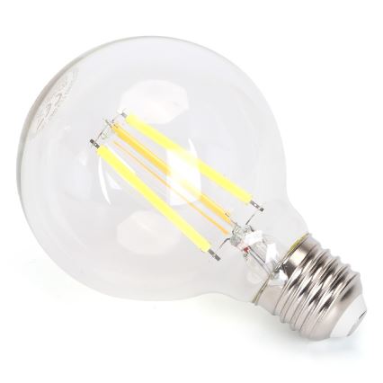Lâmpada LED com regulação FILAMENT G80 E27/6W/230V 2700-6500K Wi-Fi - Aigostar