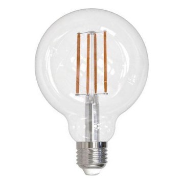 Lâmpada LED com regulação FILAMENT G95 E27/11W/230V 4000K