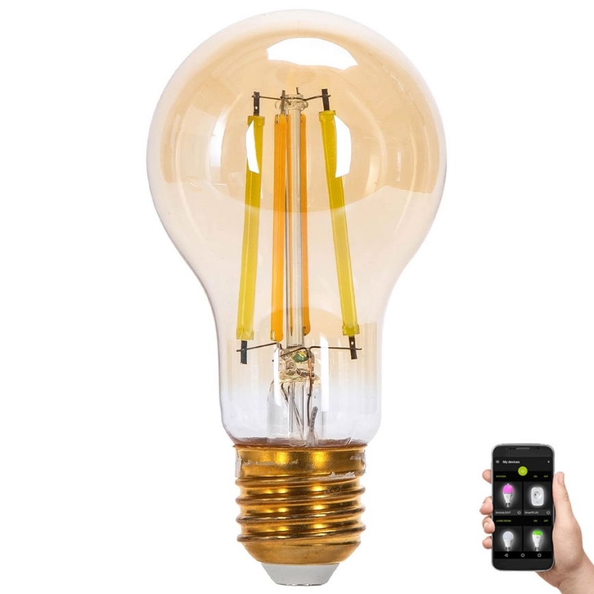 Lâmpada LED com regulação FILAMENT MESH Inteligente A60 E27/6W/230V 2700-6500K - Aigostar