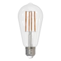 Lâmpada LED com regulação FILAMENT ST64 E27/11W/230V 4000K
