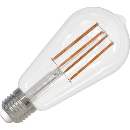 Lâmpada LED com regulação FILAMENT ST64 E27/11W/230V 4000K