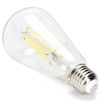 Lâmpada LED com regulação FILAMENT ST64 E27/6W/230V 6500K - Aigostar