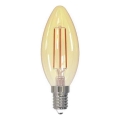 Lâmpada LED com regulação FILAMENT VINTAGE C35 E14/6W/230V 2000K