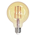Lâmpada LED com regulação FILAMENT VINTAGE G95 E27/12W/230V 2000K