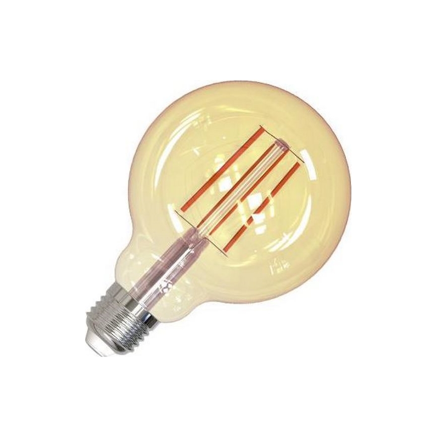 Lâmpada LED com regulação FILAMENT VINTAGE G95 E27/12W/230V 2000K