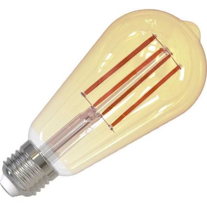 Lâmpada LED com regulação FILAMENT VINTAGE ST64 E27/12W/230V 2000K