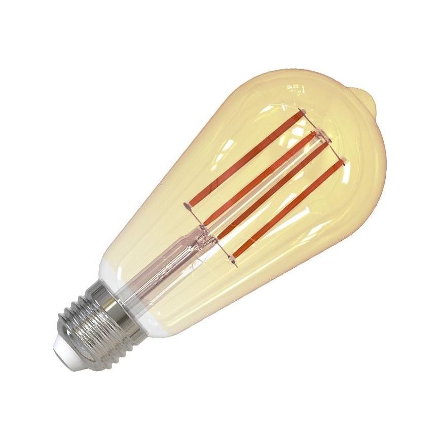 Lâmpada LED com regulação FILAMENT VINTAGE ST64 E27/12W/230V 2000K