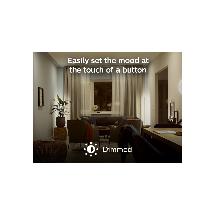 Lâmpada LED com regulação Hue WHITE E14/5,5W/230V 2700K