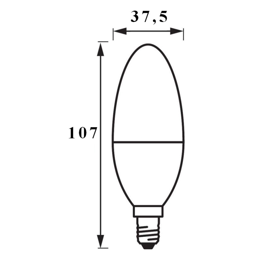 Lâmpada LED com regulação INTELIGENTE+ E14/5W/230V 2700K Wi-Fi - Ledvance