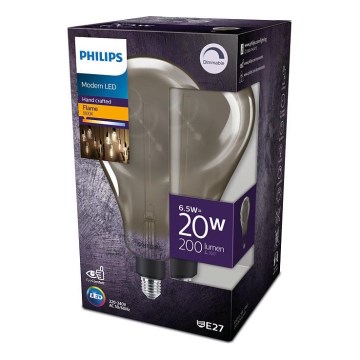 Lâmpada LED com regulação Philips A160 E27/6,5W/230V 1800K