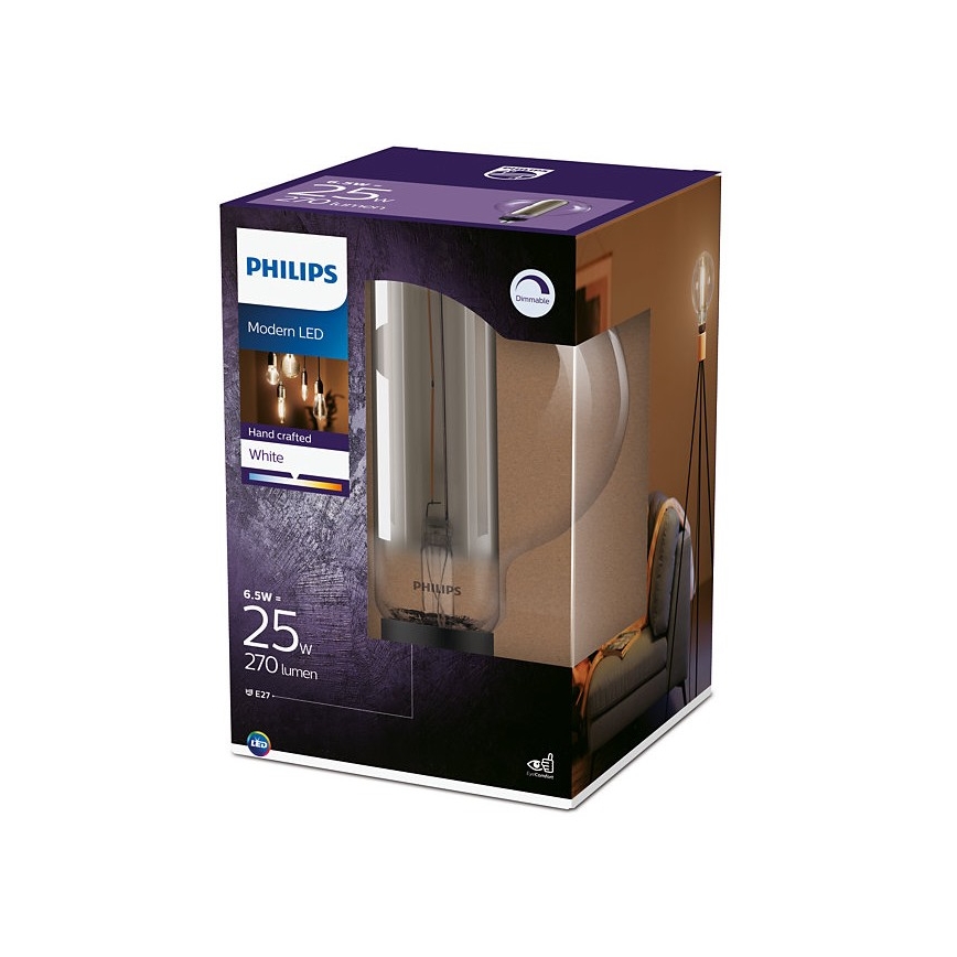 Lâmpada LED com regulação Philips E27/6,5W/230V 3000K