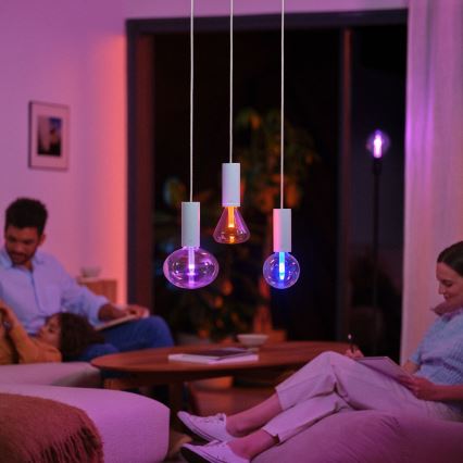 Lâmpada LED RGBW com regulação Philips Hue White And Color Ambiance E27/6,5W/230V 2000-6500K