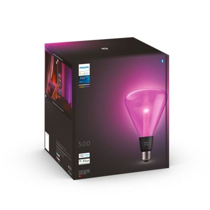 Lâmpada LED RGBW com regulação Philips Hue White And Color Ambiance E27/6,5W/230V 2000-6500K