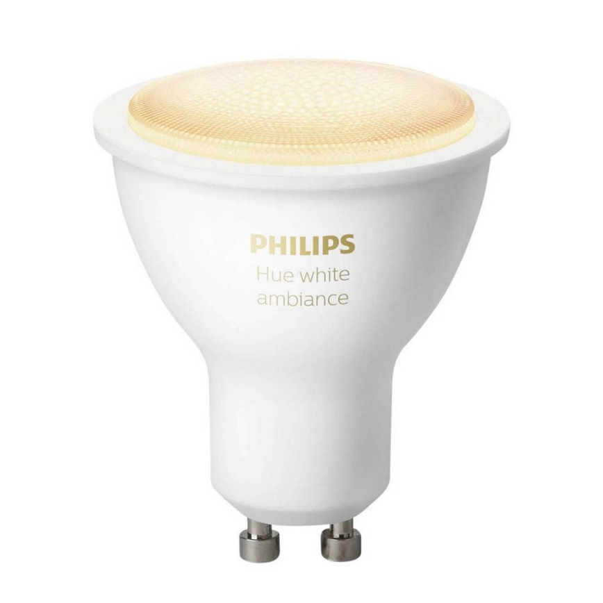 Lâmpada LED com regulação Philips Hue WHITE AMBIANCE 1×GU10/4,3W/230V 2200–6500K