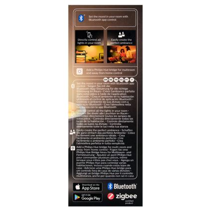Lâmpada LED com regulação Philips Hue WHITE AMBIANCE 1×GU10/4,3W/230V 2200–6500K
