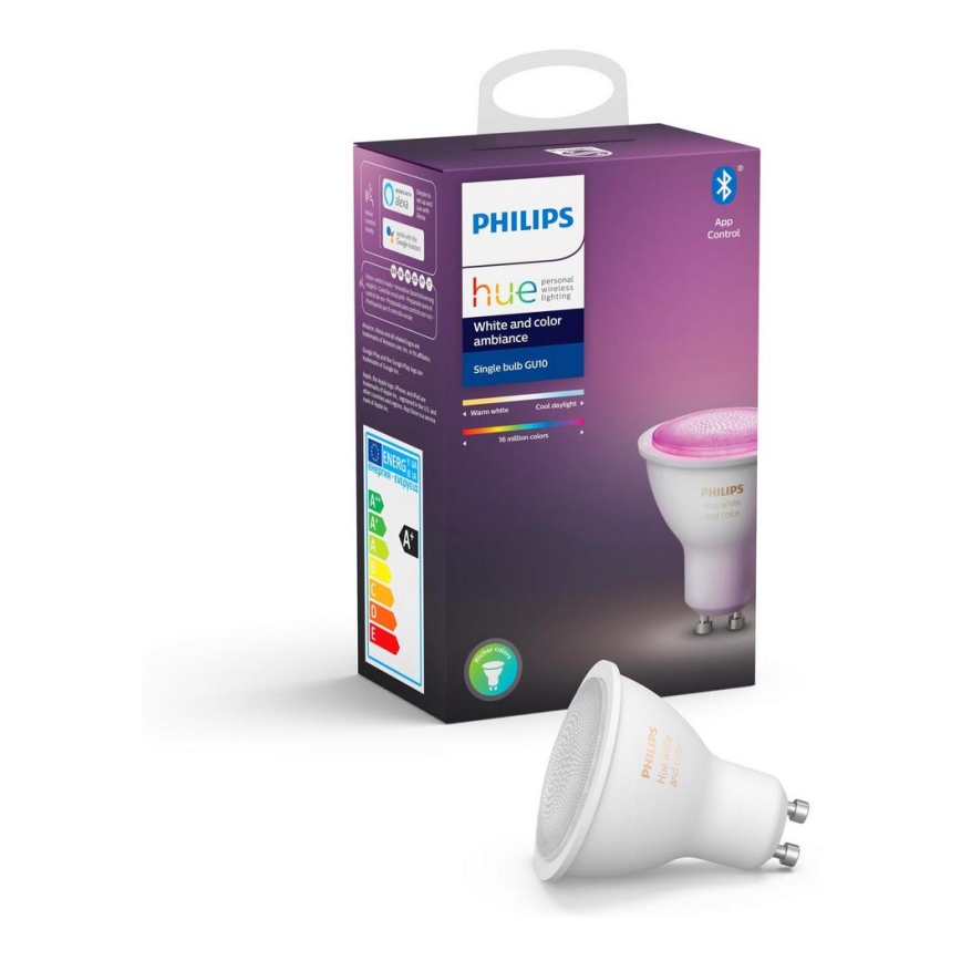 Lâmpada LED com regulação Philips Hue White And Color Ambiance GU10/5,7W/230V 2000-6500K