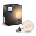 Lâmpada LED com regulação Philips Hue WHITE FILAMENT G93 E27/7,2W/230V 2100K