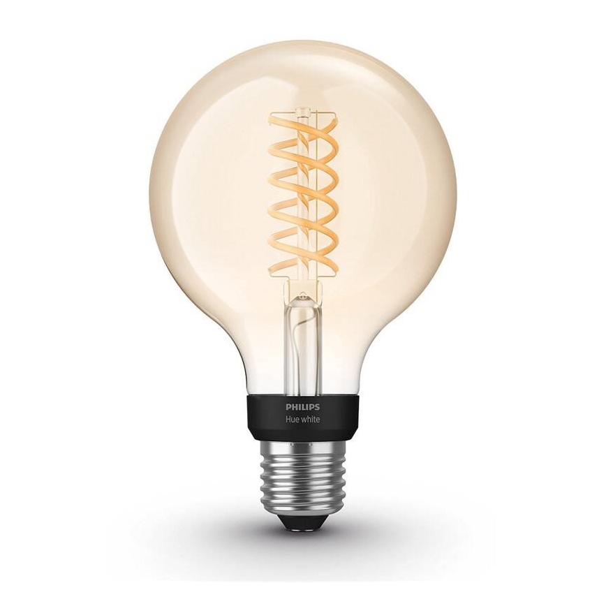 Lâmpada LED com regulação Philips Hue WHITE FILAMENT G93 E27/7,2W/230V 2100K