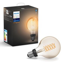 Lâmpada LED com regulação Philips Hue WHITE FILAMENT G93 E27/7W/230V 2100K
