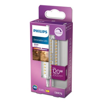 Lâmpada LED com regulação Philips R7s/14W/230V 3000K 118 mm