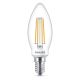 Lâmpada LED com regulação  Philips Warm Glow  E14/6W/230V 2200K-2700K