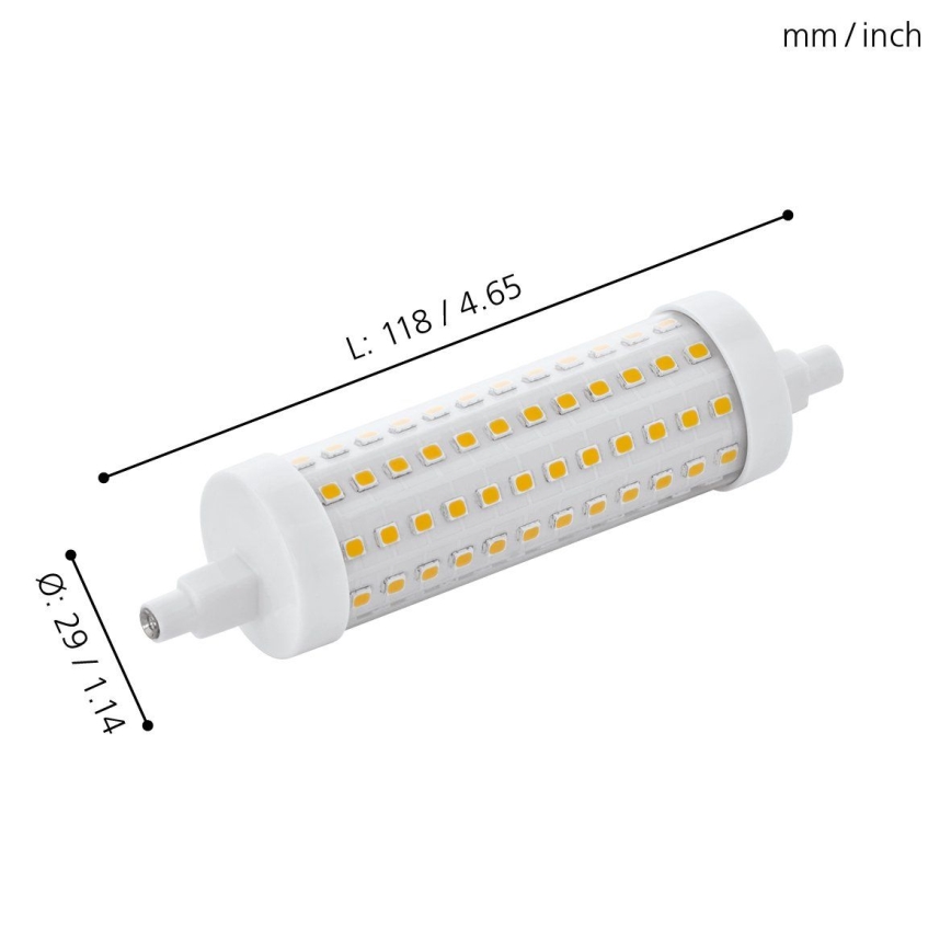 Lâmpada LED com regulação R7S/12W/230V 2700K 118 mm - Eglo 11833