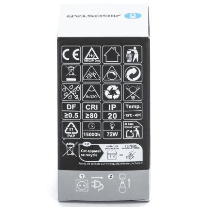 Lâmpada LED com regulação R7s/8W/230V 6500K - Aigostar