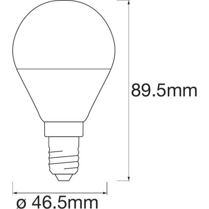 Lâmpada LED com regulação SMART+ E14/5W/230V 2,700K-6,500K Wi-Fi - Ledvance