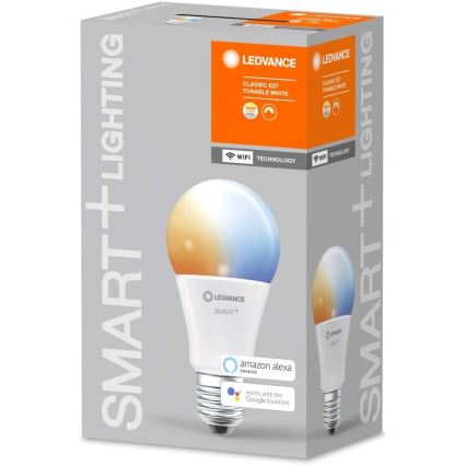 Lâmpada LED com regulação SMART+ E27/9.5W/230V 2,700K-6,500K Wi-Fi - Ledvance
