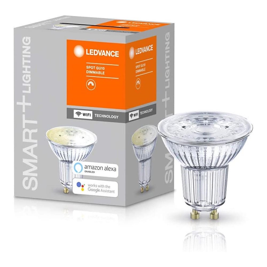 Lâmpada LED com regulação SMART+ GU10/5W/230V 2,700K Wi-Fi - Ledvance