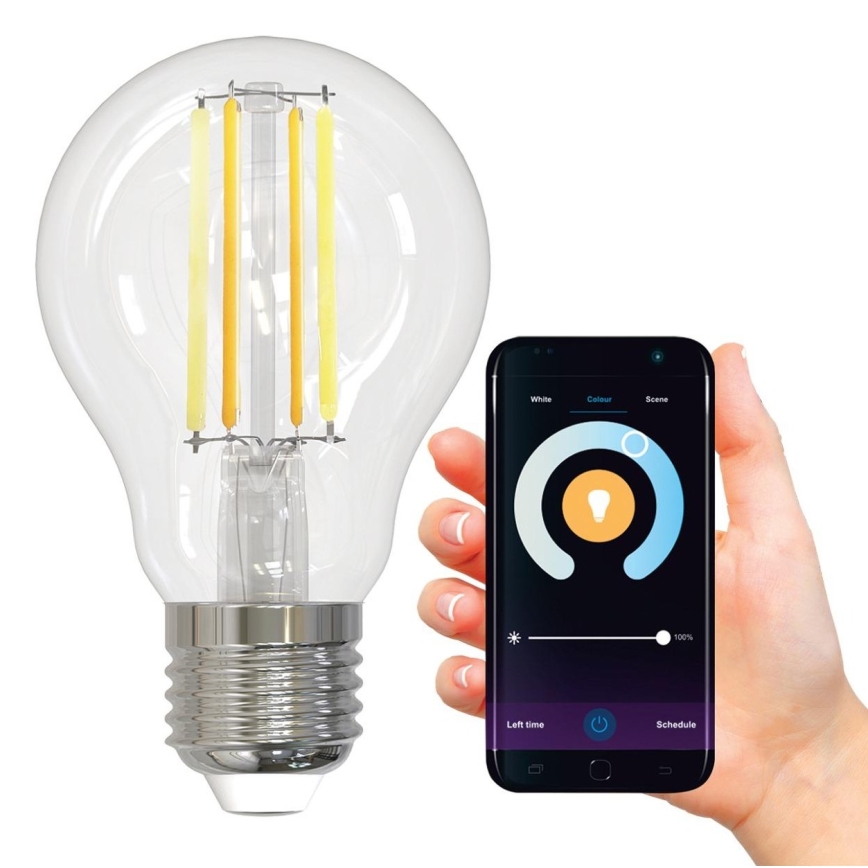 Lâmpada LED com regulação VINTAGE A60 E27/7W/230V 2700-6500K Wi-fi Tuya