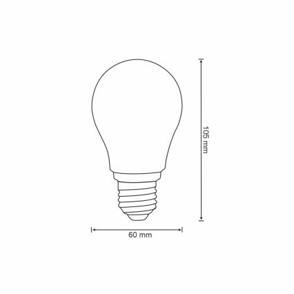 Lâmpada LED com regulação VINTAGE A60 E27/7W/230V 2700-6500K Wi-fi Tuya
