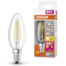 Lâmpada LED com regulação VINTAGE B35 E14/4W/230V 2700K - Osram