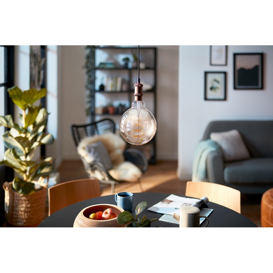 Lâmpada LED com regulação VINTAGE Philips G200 E27/7W/230V 2000K