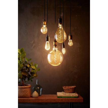 Lâmpada LED com regulação VINTAGE Philips G200 E27/7W/230V 2000K