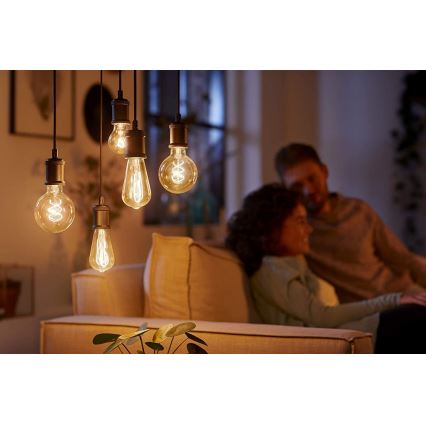 Lâmpada LED com regulação VINTAGE Philips G93 E27/4W/230V 1800K