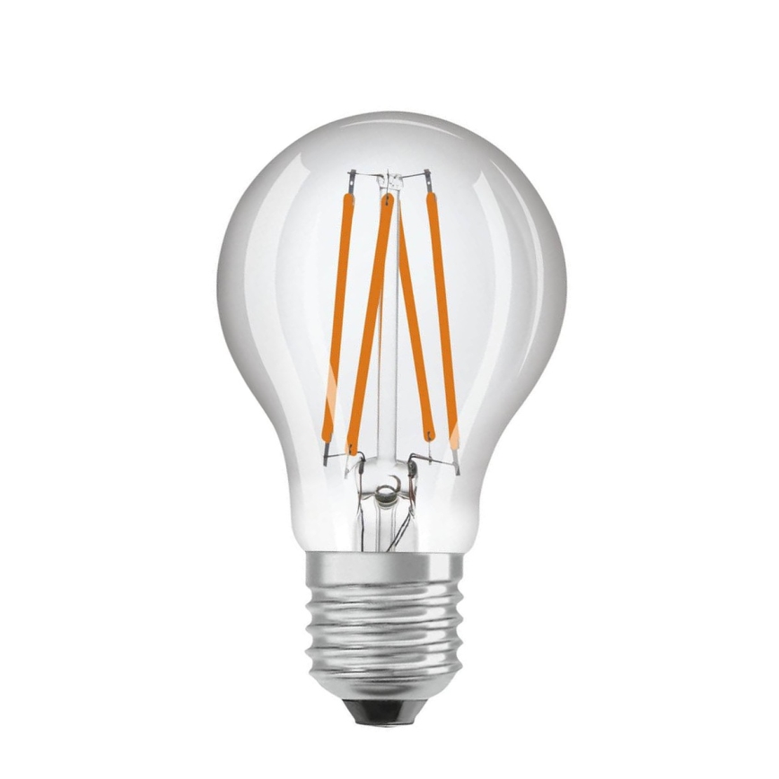 Lâmpada LED com sensor de crepúsculo CLASSIC FILAMENT A60 E27/7,3W/230V 2700K - Osram