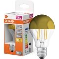Lâmpada LED com topo espelhado FILAMENT E27/6,5W/230V 2700K dourada - Osram