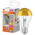 Lâmpada LED com topo espelhado SUPERSTAR E27/7W/230V 2700K dourada - Osram