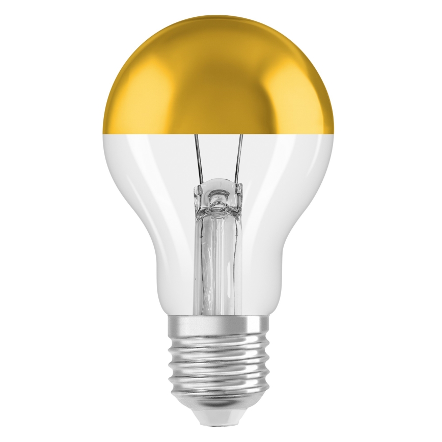 Lâmpada LED com topo espelhado SUPERSTAR E27/7W/230V 2700K dourada - Osram