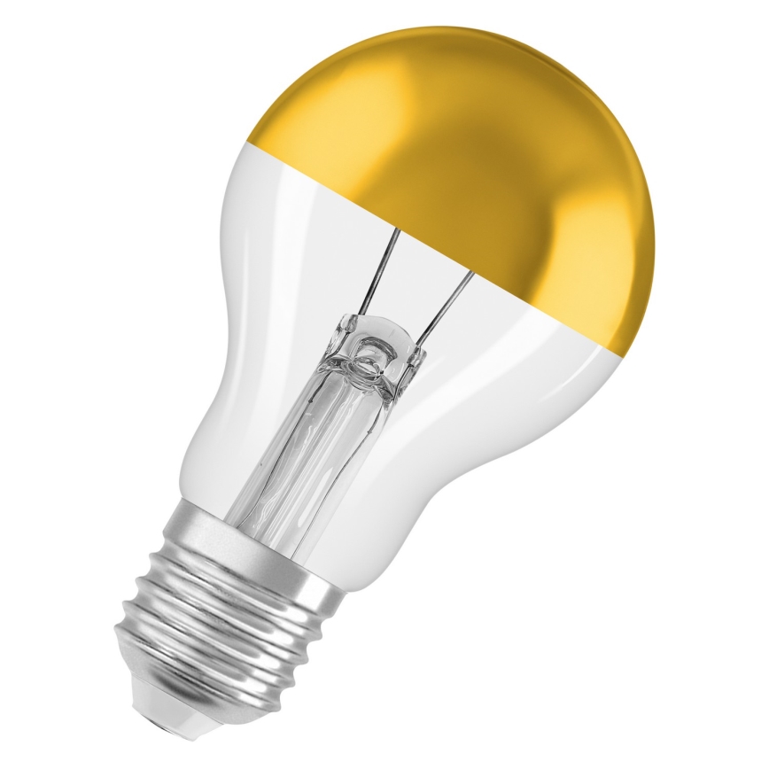 Lâmpada LED com topo espelhado SUPERSTAR E27/7W/230V 2700K dourada - Osram
