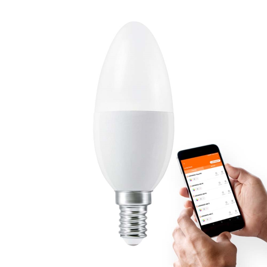 Lâmpada LED de escurecimento INTELIGENTE+ E14/5W/230V 2700K-6500K Wi-Fi - Ledvance