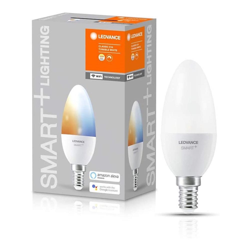 Lâmpada LED de escurecimento INTELIGENTE+ E14/5W/230V 2700K-6500K Wi-Fi - Ledvance