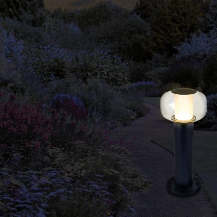 Lâmpada LED de exterior MALAGA LED/12W/230V 40 cm IP44 preta