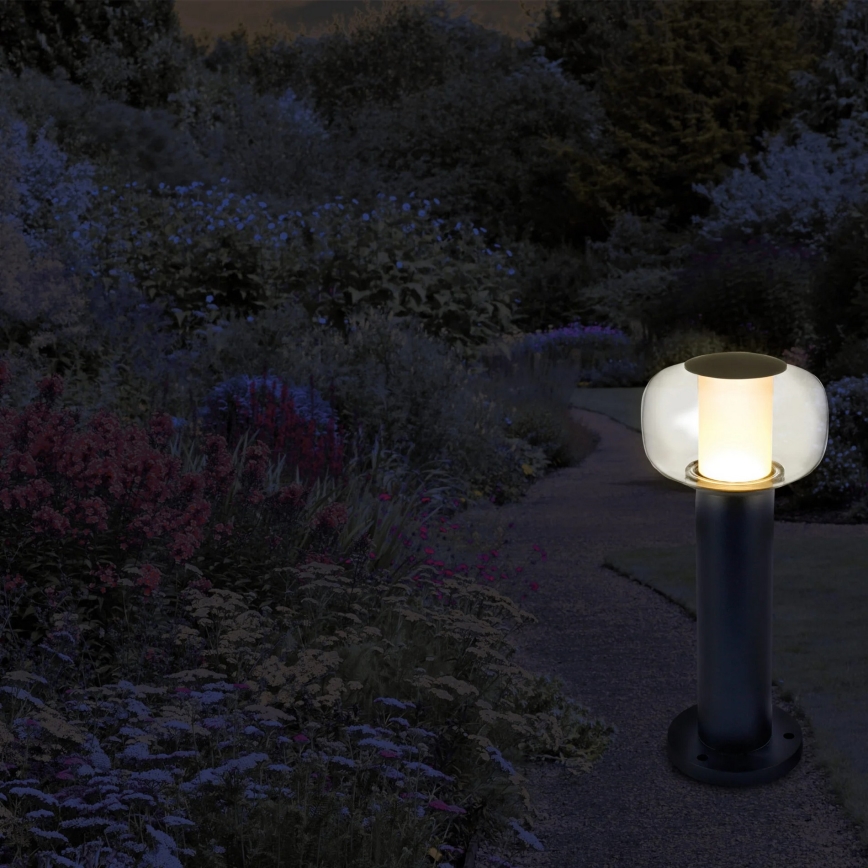 Lâmpada LED de exterior MALAGA LED/12W/230V 40 cm IP44 preta