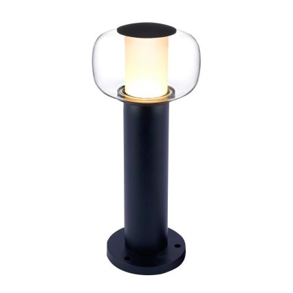 Lâmpada LED de exterior MALAGA LED/12W/230V 40 cm IP44 preta