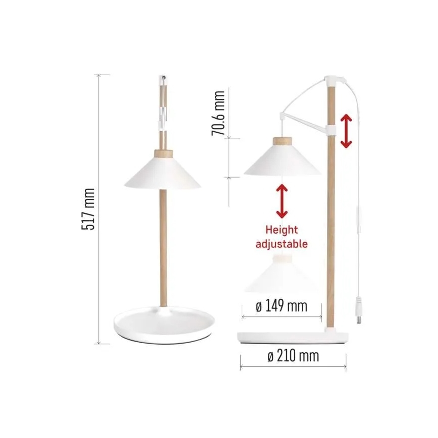 Lâmpada LED de interior para cultivo de plantas GROW LED/7W/5V