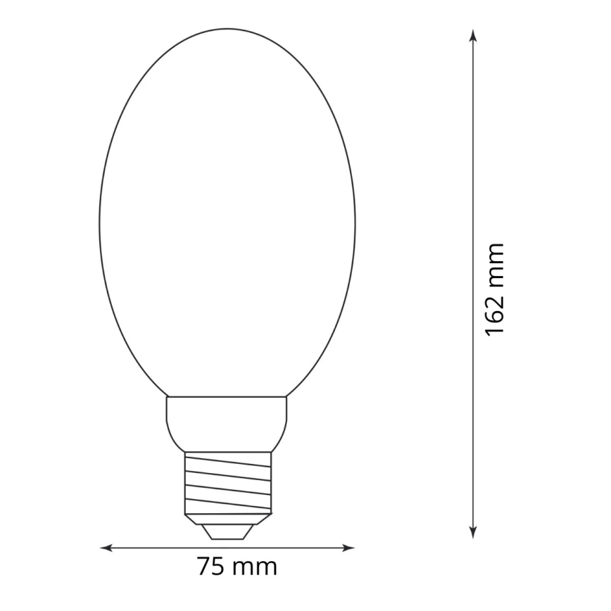Lâmpada LED DECO VINTAGE B75 E27/4W/230V 1800K